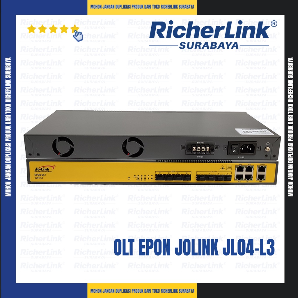 OLT EPON JOLink JL04-L3 - Tanpa SFP