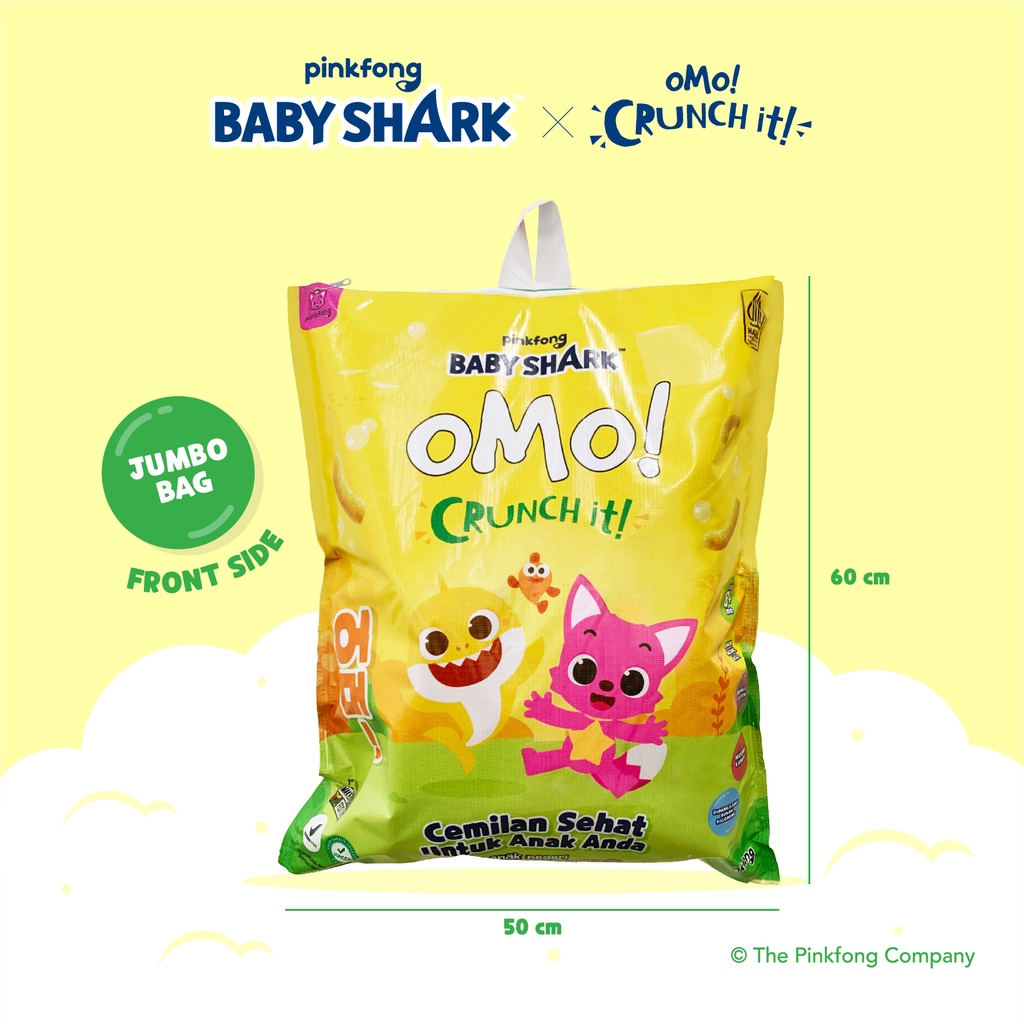 SPECIAL EDITION BUNDLING OMO! CRUNCH BABY SHARK SERIES WITH JUMBO BAG