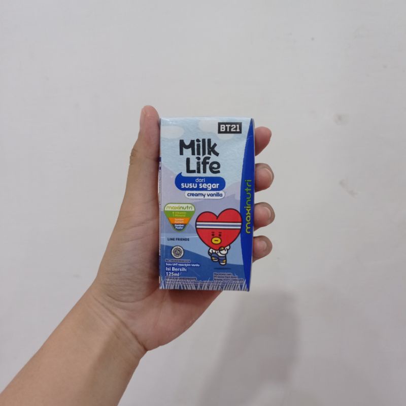 MILK LIFE BT21 SUSU SEGAR : Creamy Vanilla