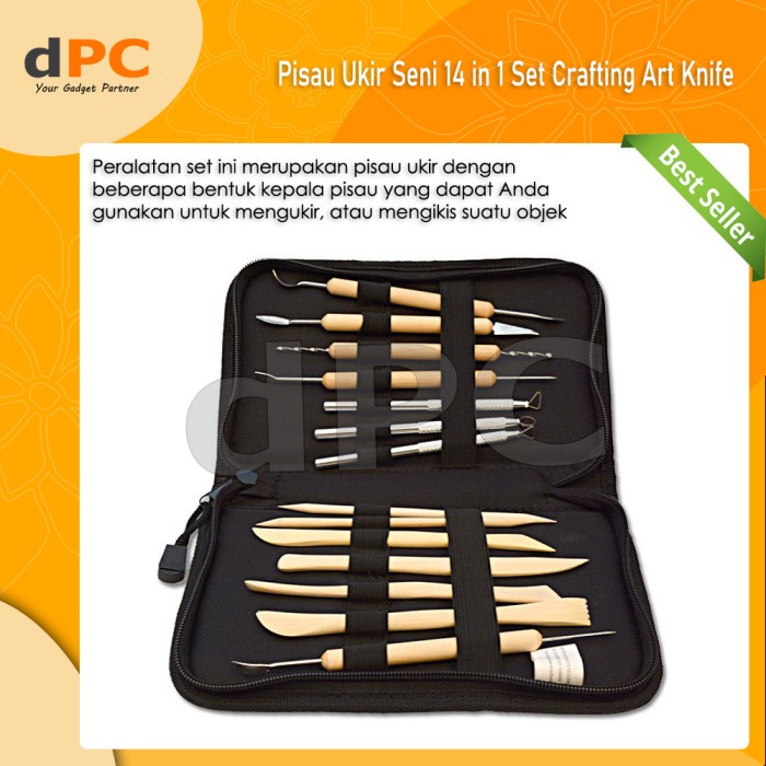 

Terlaris Pisau Ukir Seni 14 In 1 Set Crafting Art Knife