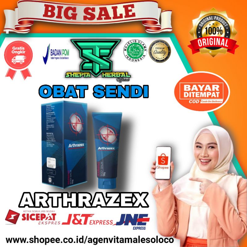 ARTHRAZEX GEL ASLI OBAT NYERI SENDI TULANG YANG KAKU - ARTHRAZEX