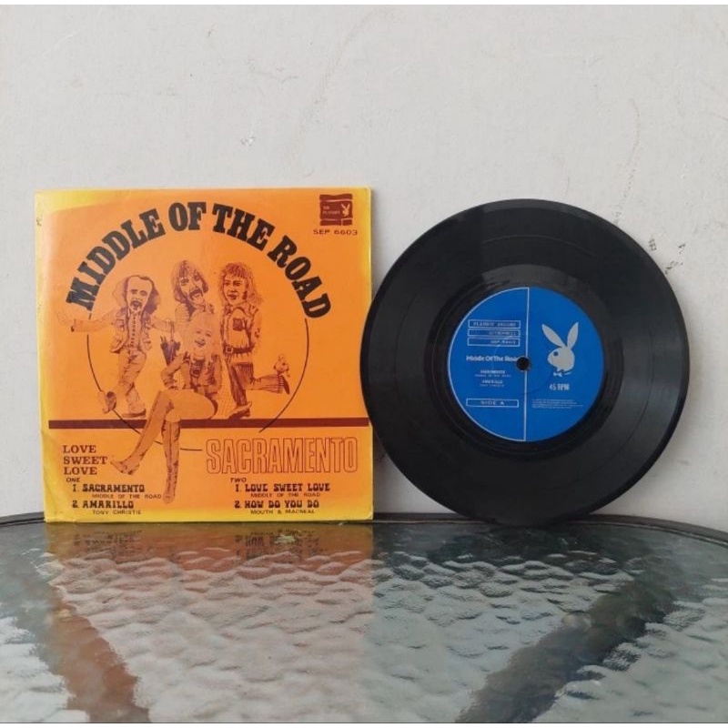 Vinyl Piringan Hitam 7 inch Tony Christie-Amarillo