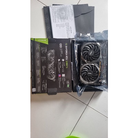vga rtx 3060 Ti 8gb 256bit second garansi