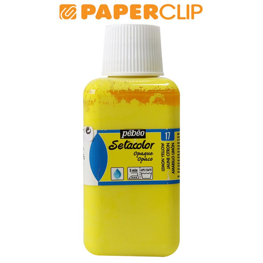 

CAT WARNA KAIN / PEBEO SETACOLOR OPAQUE MATT 250ML 296-017 LEMON YELLOW