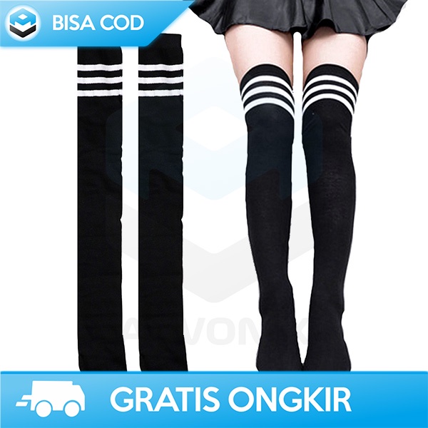 KAOS KAKI PANJANG FASHION WANITA JEPANG BAHAN KATUN LEMBUT DAN LENTUR