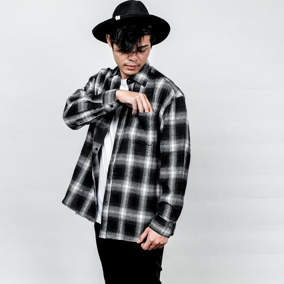 ♖ Bespoke project Kemeja flanel pria ❉