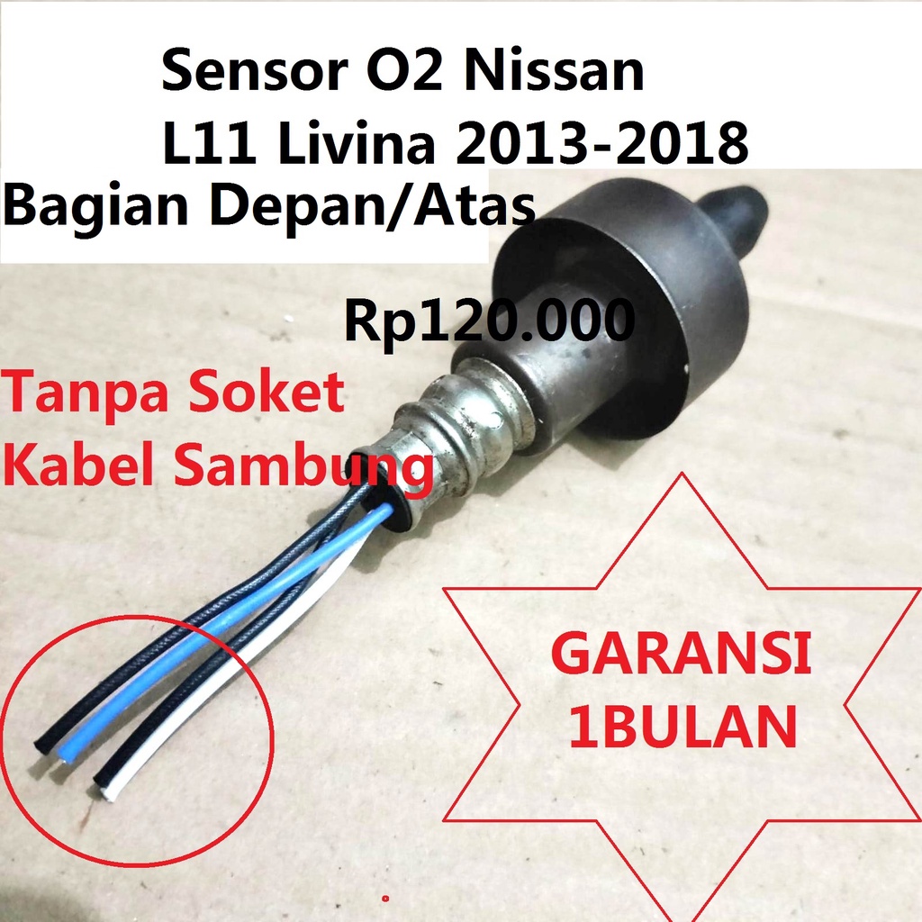 oksigen sensor O2 AF march grand livina new L11 Evalia Juke atas Depan 211200-7160 Denso OXYGEN knalpot CO2 Copotan Asli ori original