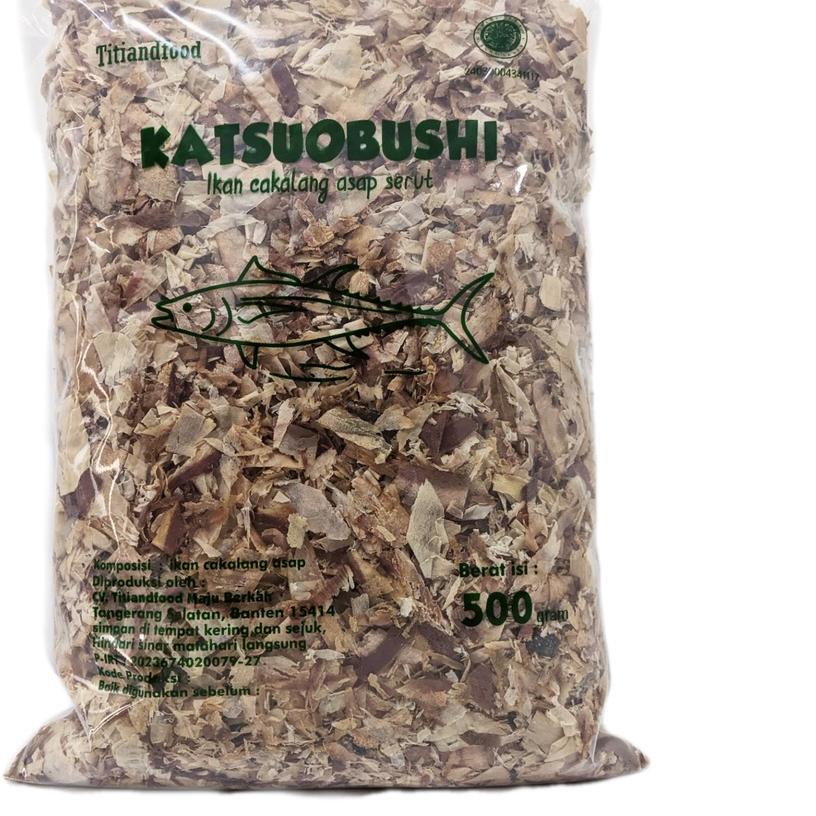 

❀ Katsuobushi ikan cakalang asap serut @500g taburan takoyaki okonomiyaki halal ❂