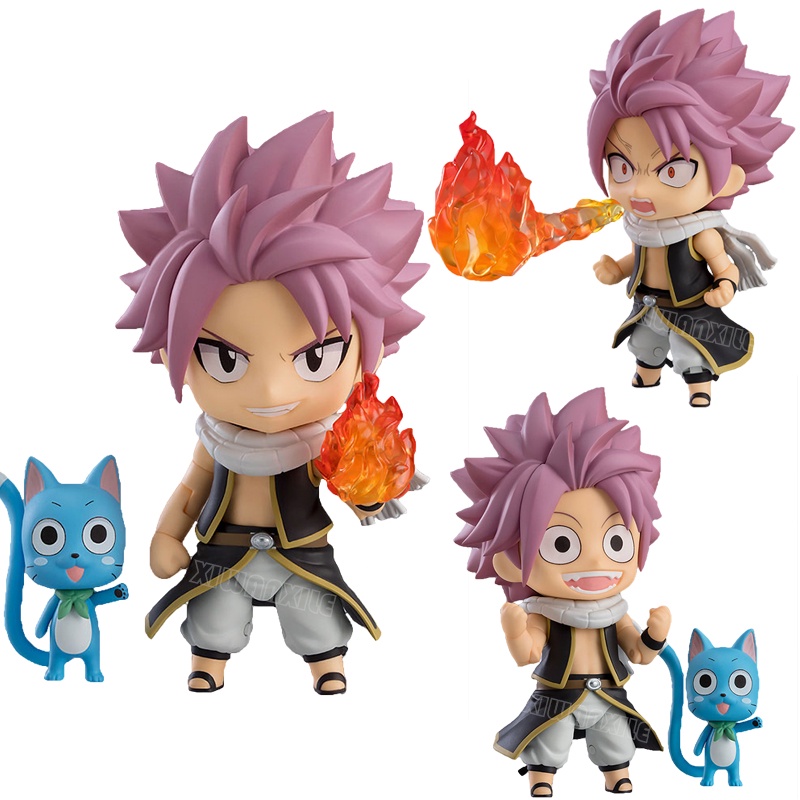 10cm Figure Anime FAIRY TAIL #1741natsu Dragneel Action Figure #1924patung Lucy Heartfilia Model Kolekte Hadiah Mainan Boneka