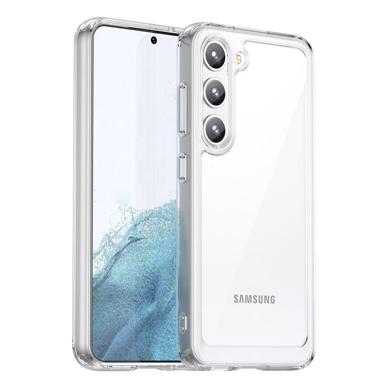 Clear Case Samsung Galaxy S22 S23 Ultra Plus Cover Protective Hybrid Crystal Transparent