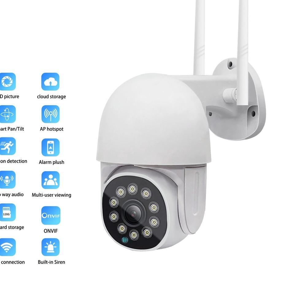 Obral Belanja Kamera CCTV PTZ Wifi Q10 Outdoor V380 / Yoosee Waterproof Ip Camera Outdoor Wifi Bisa 