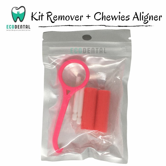 Laku Aligner Chewies Seaters Remover Set Chewis U/ Rata Invisalign Retainer