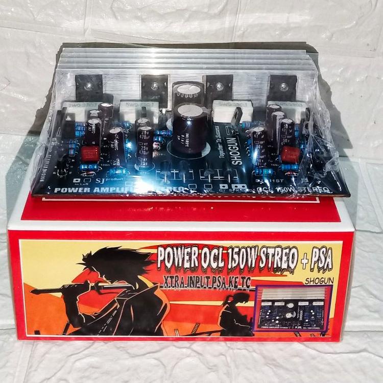 Termurah KIT POWER AMPLIFIER OCL 150 WATT STEREO 150 WATT SHOGUN   SUDAH PLUS TR FINAL