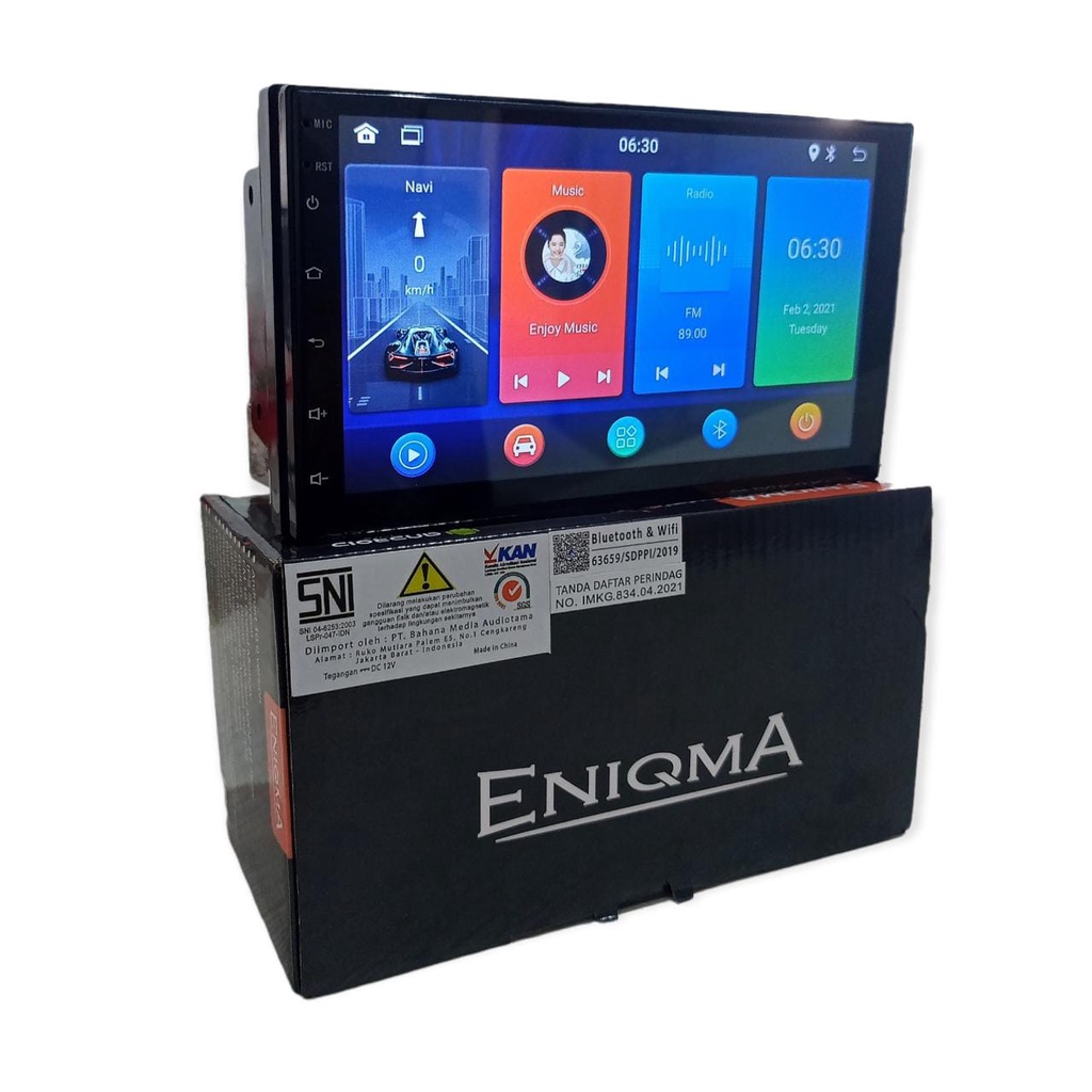 Headunit Android ENIQMA 7 inch RAM 1/32 - 7 inch android mobil android universal 7 inch android eniq