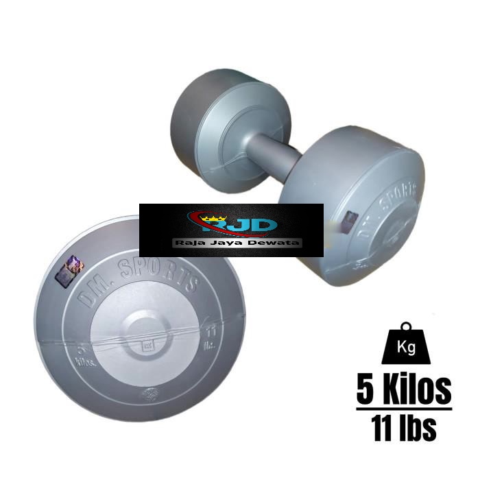 Stamina Dumbell / Barbel Dumbel Plastik 5kg / Dumbell Plastik 5 kg