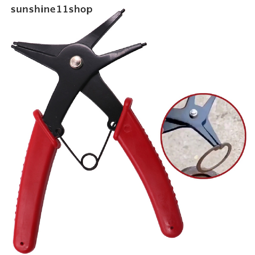 Sho Tang Circlip Dual purpose Alat Bongkar Pasang Ulang Tang Snap Ring Profesional N