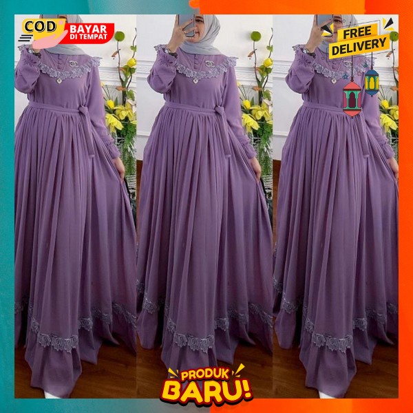 Gamis Lebaran2023 Terbaru Baju Gamis Import Kekinian Games Korean Style Gsmis Syarii Baju Gmis Syari