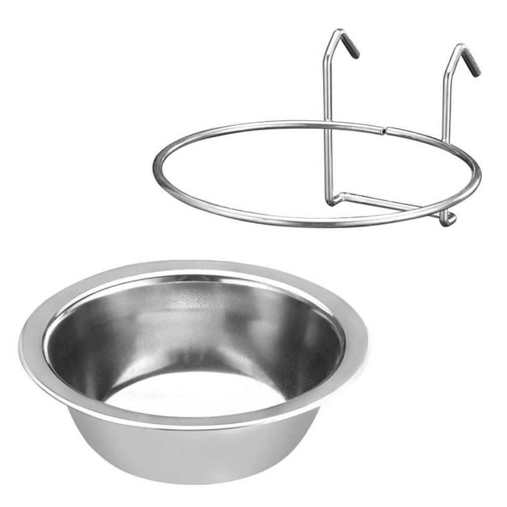 [Elegan] Mangkok Kandang Burung Beo 1PC Heavy Duty Dengan Penjepit Removable Hanging Nuri Food Bowl