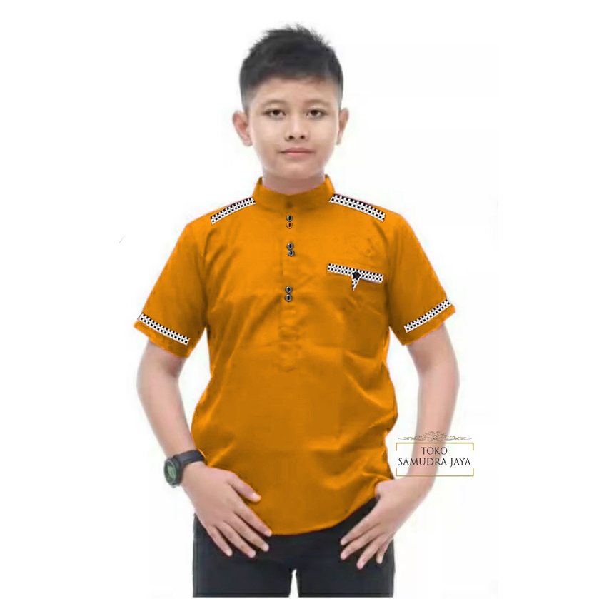 PREMIUM Koko Kurta Anak Laki laki 1-11 Tahun Baju Muslim Anak Laki laki Putih