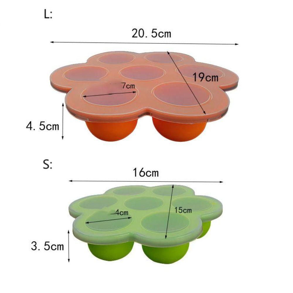 Solighter Freezer Tray 7lubang Reusable Silicone Bite Mold