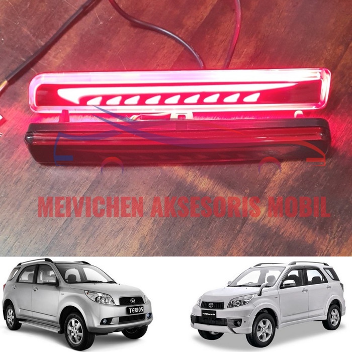 LAMPU LED REFLEKTOR BUMPER BELAKANG MOBIL RUSH TERIOS 2012 - 2017