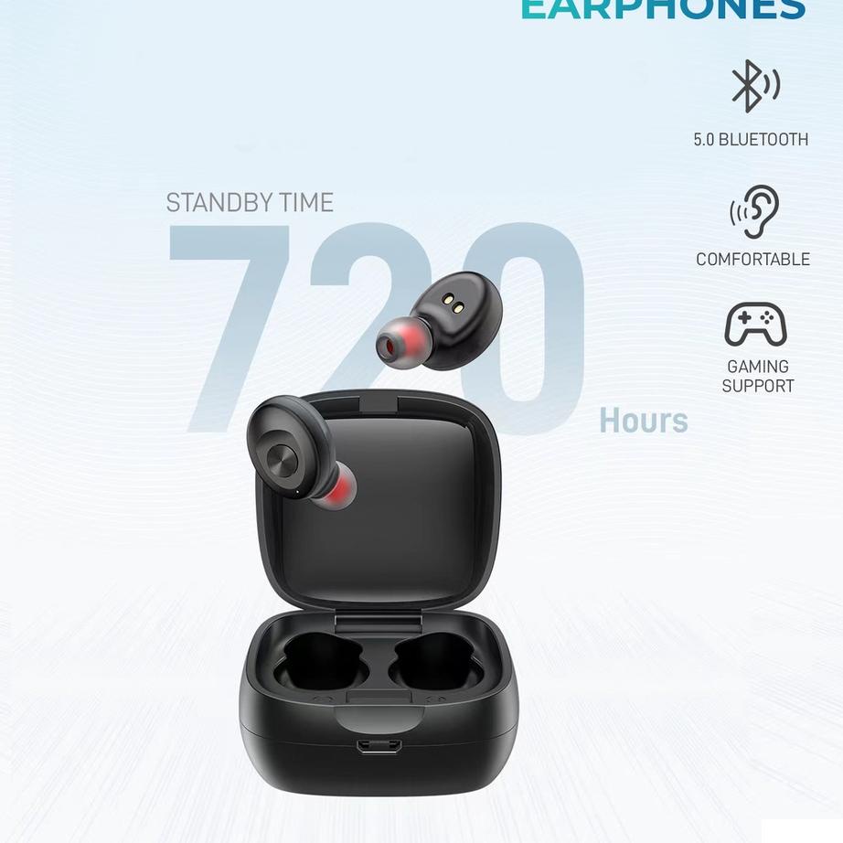 ۞ MOFIT Headset Earphone MO-16 Blueatooth 5.0 True Wireless Stereo TWS Earbuds ❅