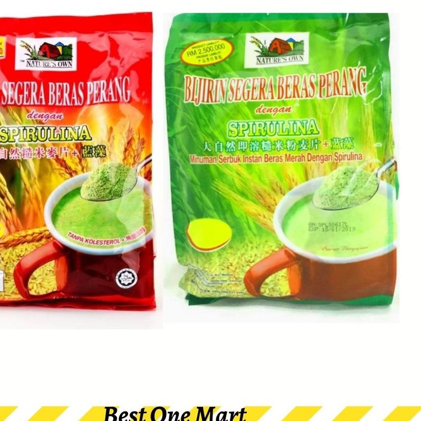 

Ω Nature Own Brown Rice Instant Cereal With Spirulina - Sereal Instan Nature's Own ☁