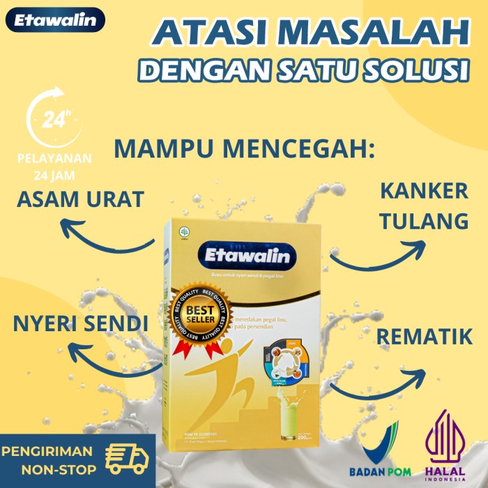 

[ COD ] Susu Kambing Etawalin - Mengatasi Nyeri Sendi Asam Urat Original Resmi