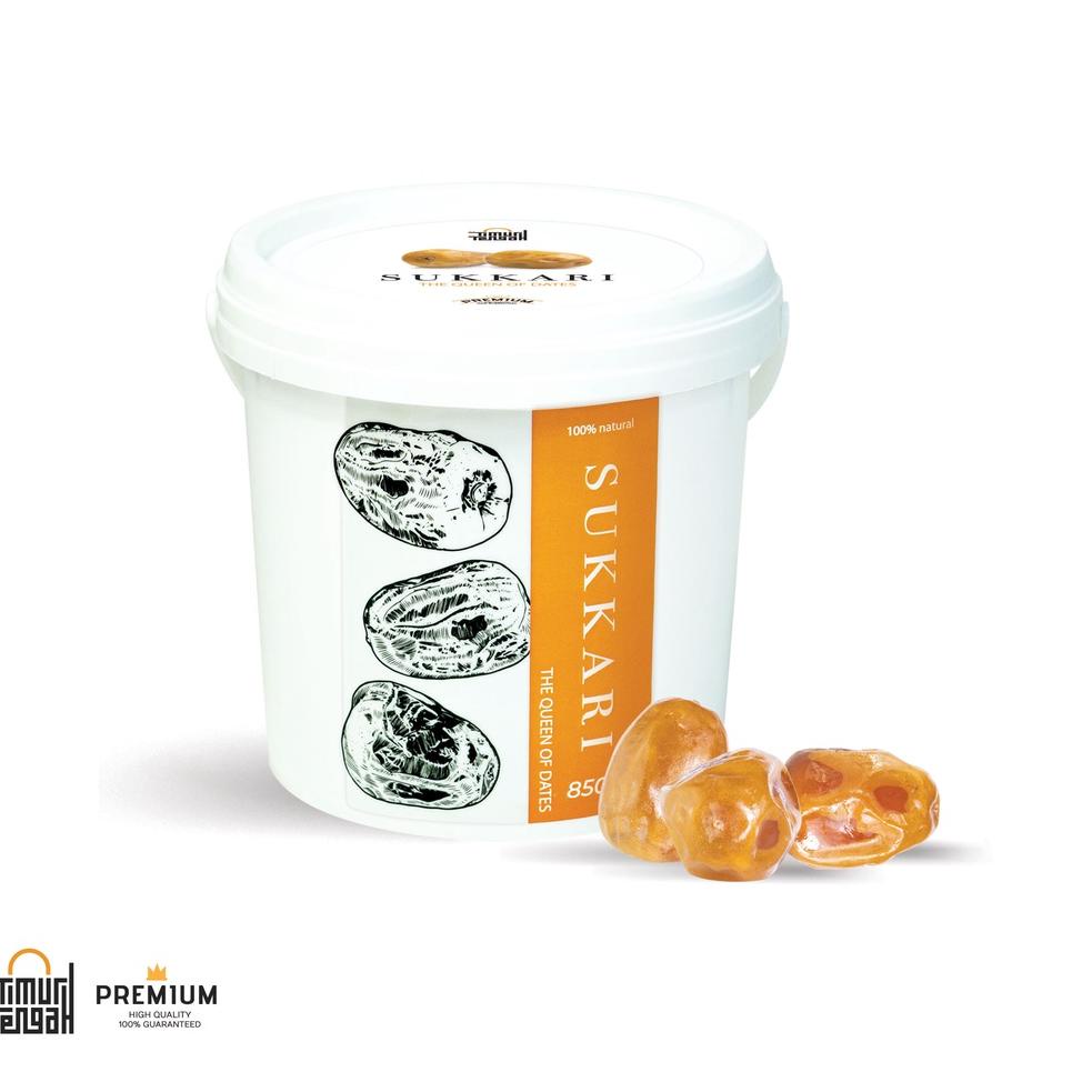 

► Kurma Sukari Ember Premium Timur Tengah 850 gr High Quality ●