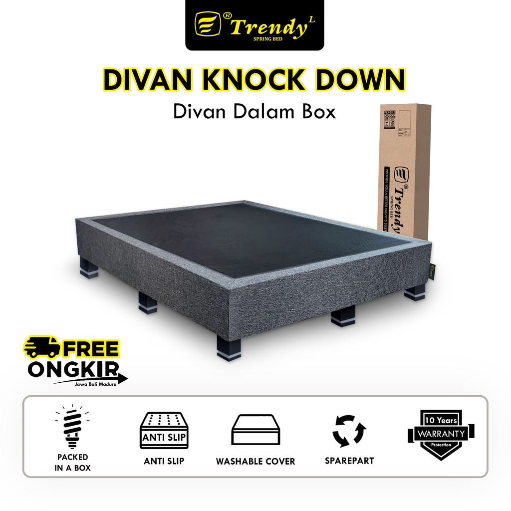 Trendy Divan Knockdown - Dipan Dalam Box Minimalis