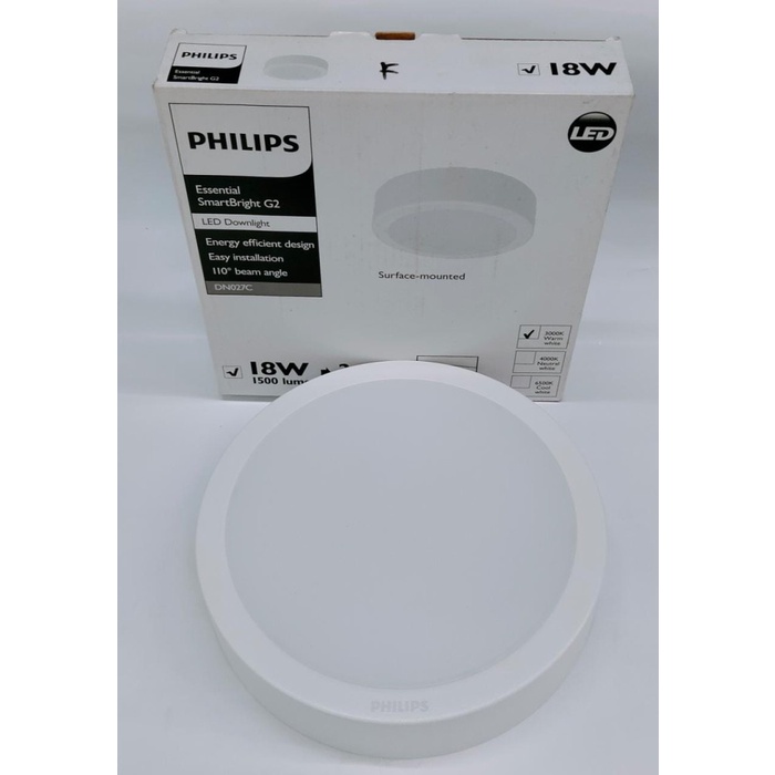 PHILIPS LED DOWNLIGHT DN027C G2 18W / LAMPU LED DOWNLIGHT OUTBOW - 3000K
