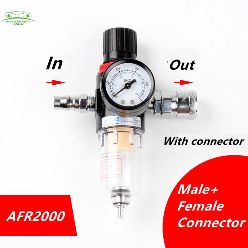 Regulator Filter Saringan Setelan Angin Spray Gun Perangkap Air Water Trap Kompresor Spraygun