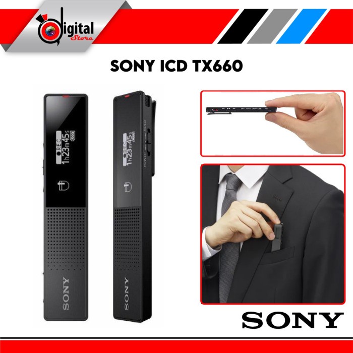 SONY ICD-TX660 VOICE RECORDER - SONY TX 660 #ORIGINAL