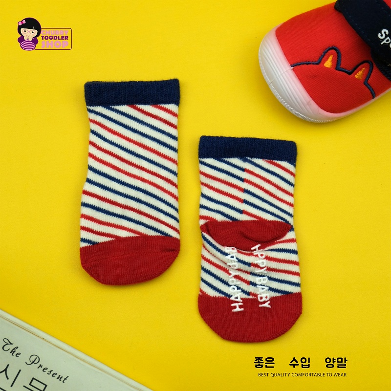 Kaus kaos kaki anak bayi Balita laki laki perempuan semata kaki Motif kartun lucu 0 - 1 tahun SC2136