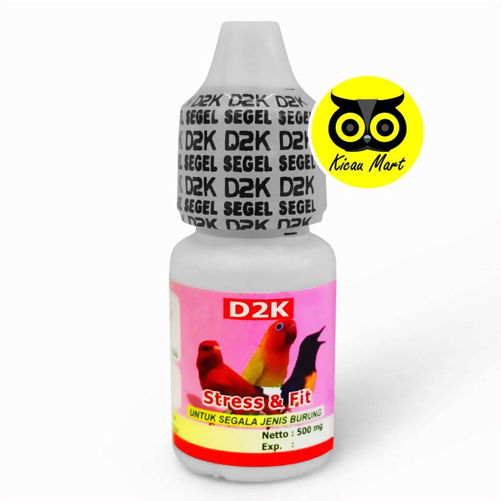 VITAMIN OBAT BURUNG STRESS &amp; VIT D2K ATASI MABUNG NGURAK MOULTING PENAMBAH FIGHTER GACOR OBTBD8K