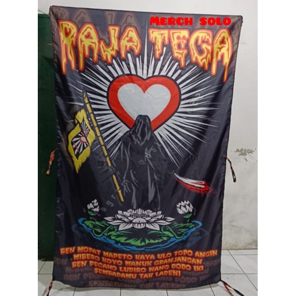 bendera PSHT RAJA TEGA Giantflag Umbul Umbul Spanduk full printing ukuran besar