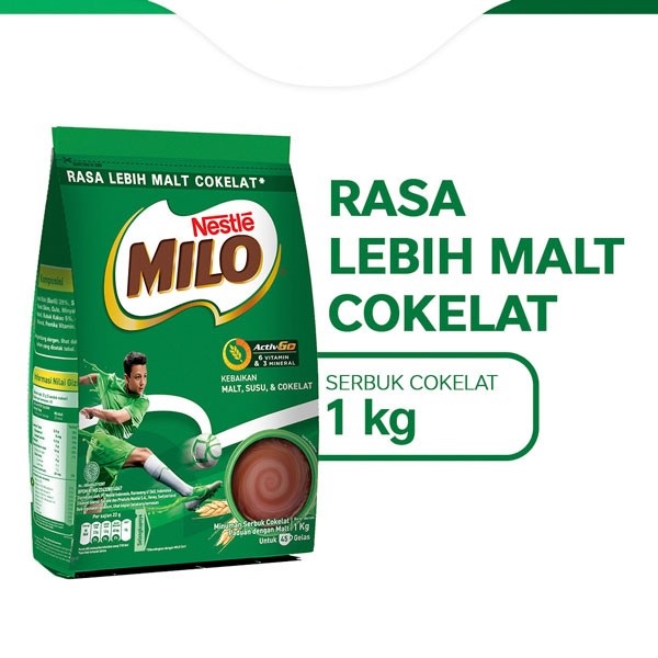 

NESTLE MILO Activ-Go Minuman Susu Coklat Pouch 990gr