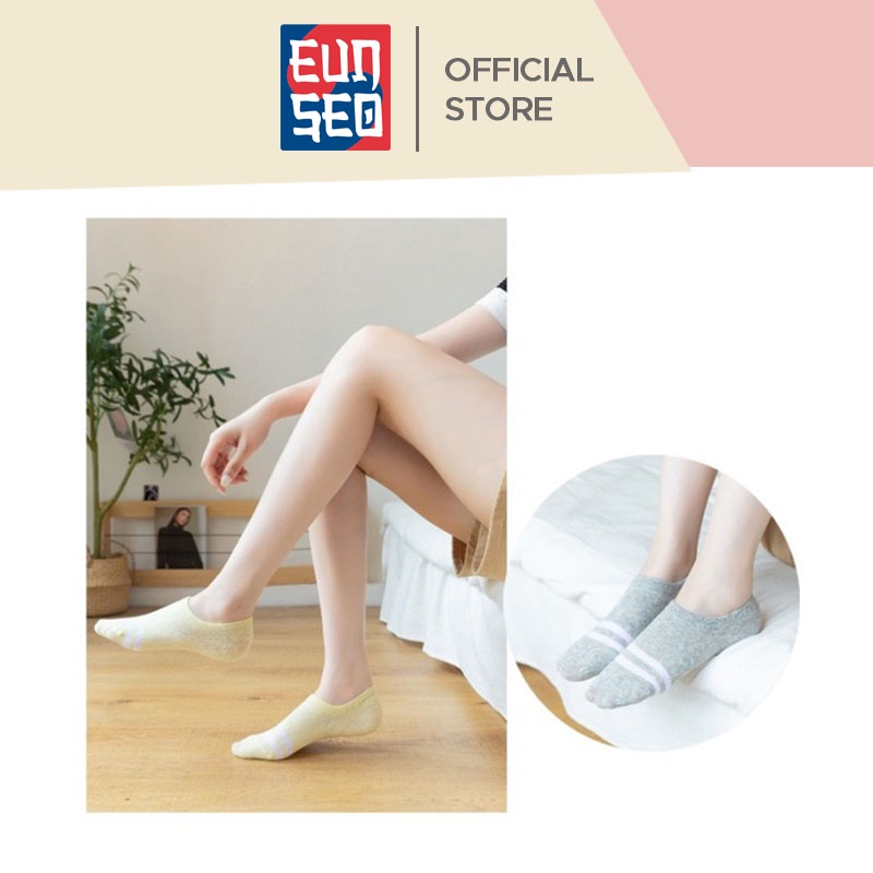 Kaos Kaki Wanita Hidden Sock 2 Line Invisible Fashion Korea KaosKaki Women Sock EUNSEO