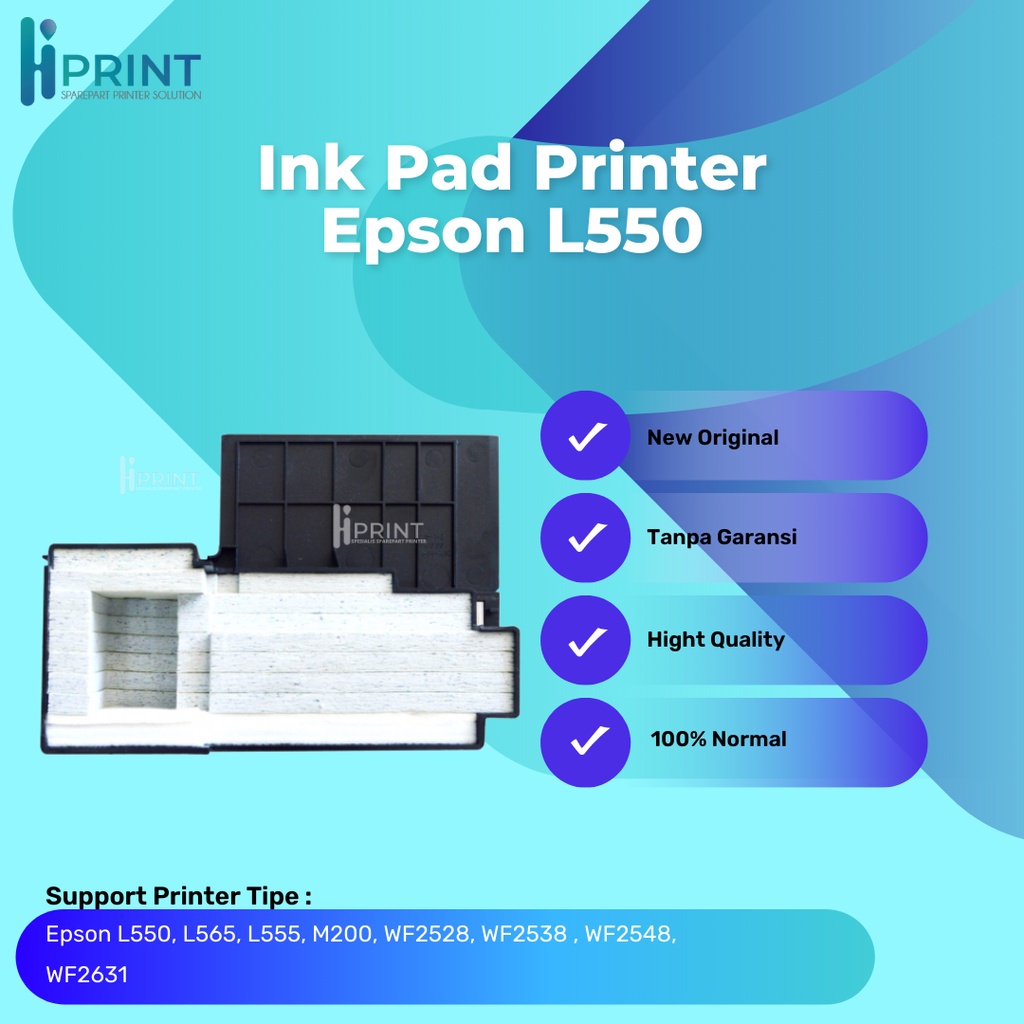 Bantalan Tinta Printer Epson L550 L565 L555 M200 M200 Ink Pad Epson L550 WF2528 WF2538 WF2548 WF2631