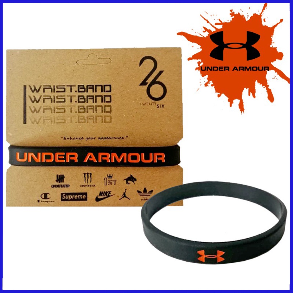 ter GELANG TANGAN PRIA ORIGINAL UNDERA  BLACK-ORANGE