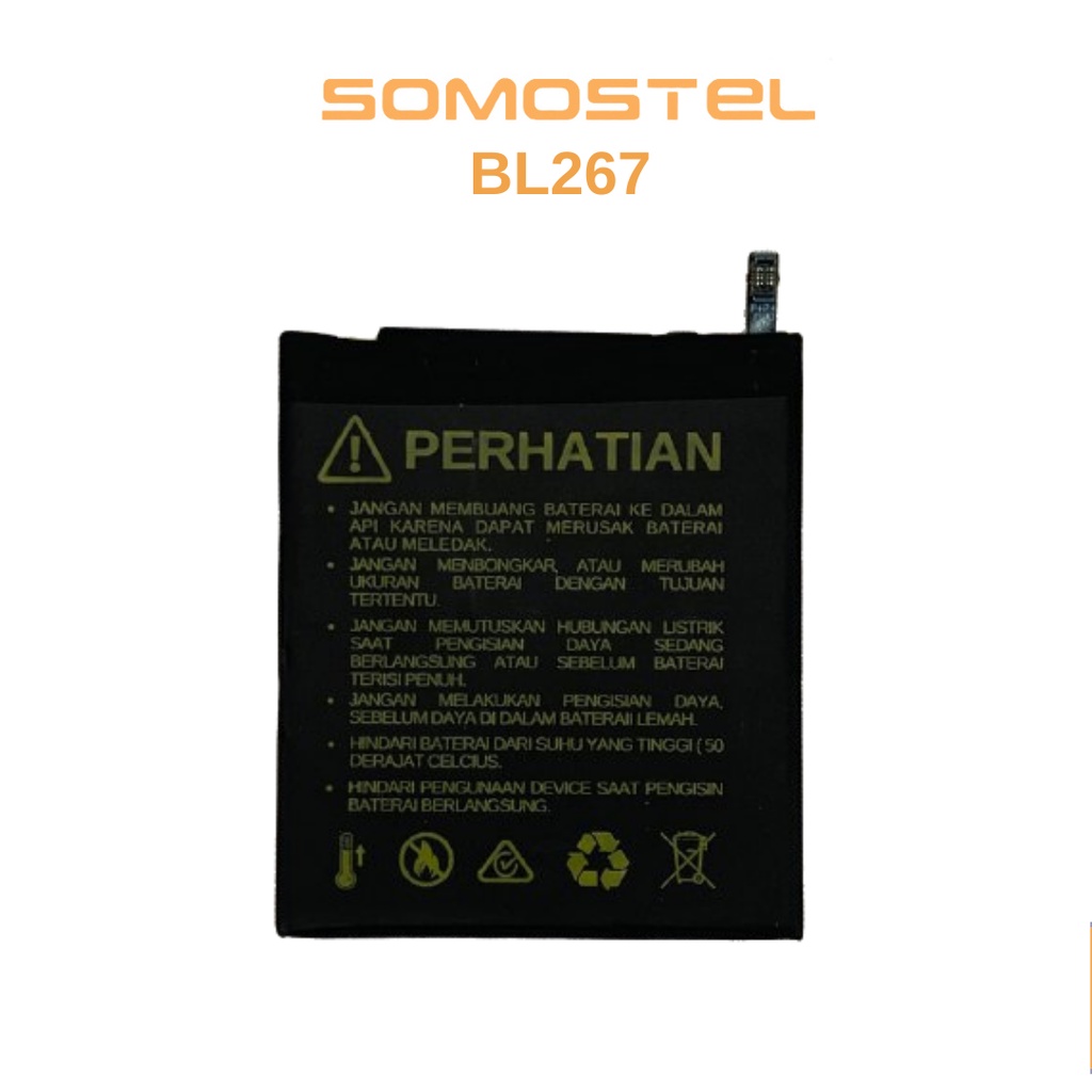 Somostel - BL267 Lenovo K6 Batre Batrai Baterai