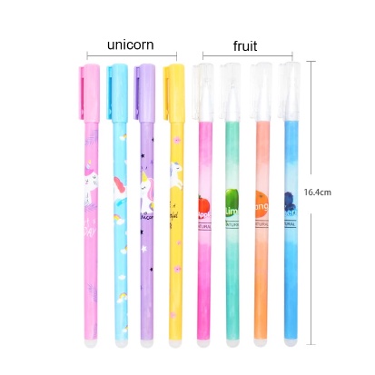 Pulpen gel karakter Anime dan Unicorn 1 pcs