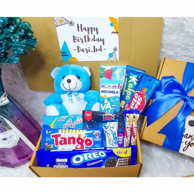 

Buket jajan / buket snack / kado ulang tahun / kado anniversary / snack box
