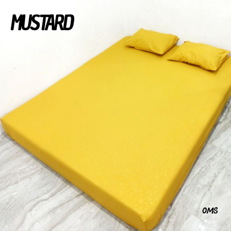 SPREI POLOS SPREI HOTEL KASUR AESTHETIC 120 160 180 SET BANTAL GULING LENGKAP TINGGI 20