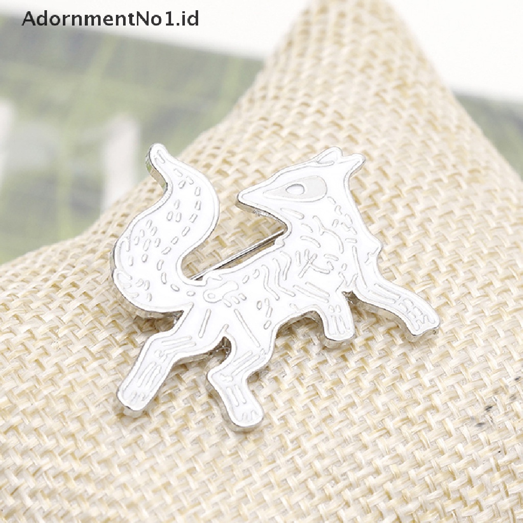 [AdornmentNo1] Kartun Hewan Lucu Enamel Pin Fox Bros Pin Pakaian Topi Tas Jeans Lencana Wanita Aksesoris Perhiasan [ID]