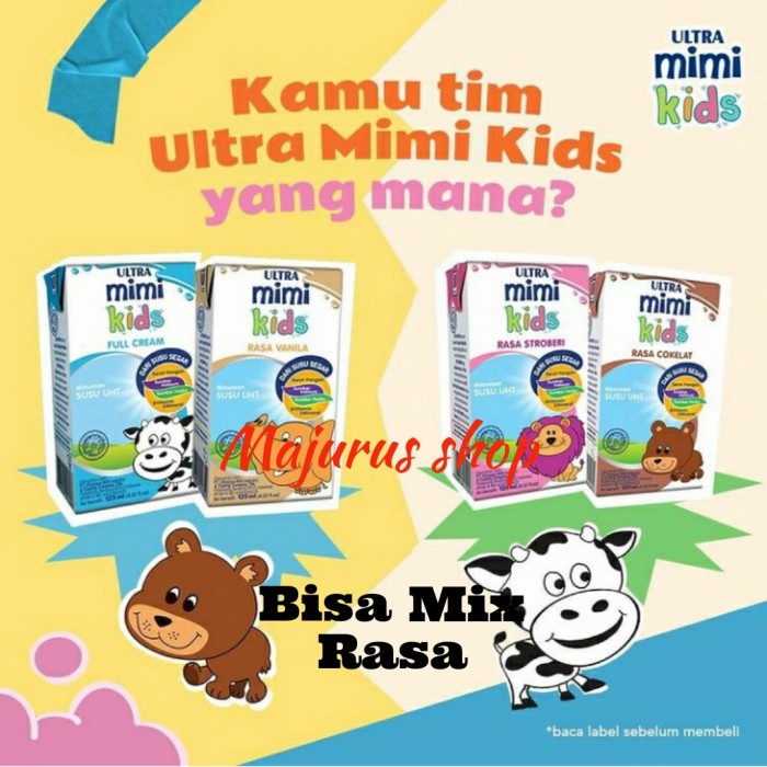 

[ COD ] Susu Ultra Mimi 125ml - Vanilla