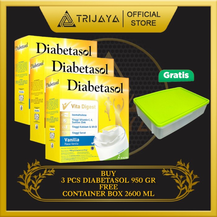 

[ COD ] DIABETASOL COKLAT CHOCOLATE 1000 GR ( 2X500 GR ) - ECO PACK, 1 PCS