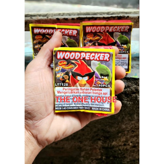Mainan  anak WOODPECKER BESAR ISI 40PCS/RENTENG (1RENTENG)