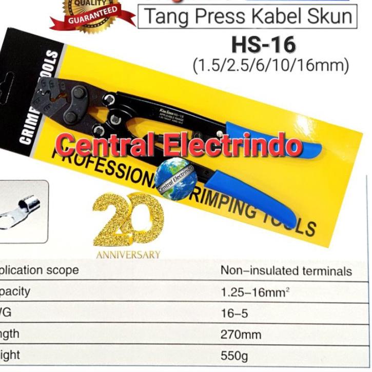 ✵ Tang Skun HS-16 (1.25-16mm) Tang Press Skun Manual. ۩