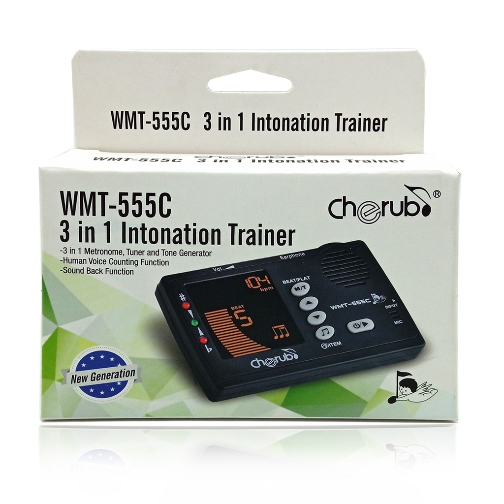 Cherub WMT-555C 3-in-1 Intonation Trainer Tuner